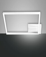 LED Deckenleuchte Aluminium 4000K Weiß dimmbar B:45 cm