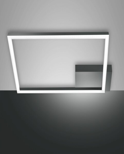 LED Deckenleuchte Aluminium 4000K Anthrazit L:45 cm