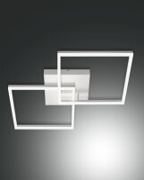 LED Deckenleuchte Aluminium 4000K Weiß dimmbar B:65 cm