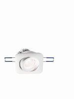 LED Einbauleuchte Aluminium IP40 3000K Weiß H:6 cm