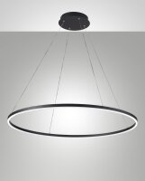 LED Hängelampe Schwarz 4000K rund Ø100 cm...
