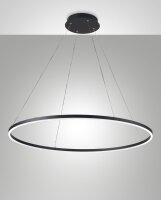 LED Hängelampe Schwarz 3000K rund Ø100 cm...