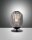 Tischleuchte Rauchglas E27 Schwarz H:28 cm blendarm