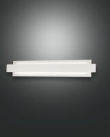 LED Wandleuchte Glas 3000K Weiß dimmbar B:60 cm