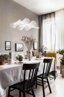 LED Hängelampe Weiß 3000K dimmbar L:58 cm 4000 lm