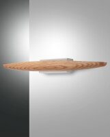 LED Wandleuchte Holz 3000K Weiß dimmbar B:60 cm