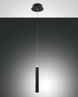 LED Hängelampe Schwarz 3000K rund 720 lm Ø3,8 cm