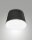 LED Akku Deckenlampe IP54 3000K Metall Schwarz blendarm