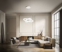 LED Hängelampe Weiß 3000K dimmbar L:60 cm...