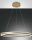 LED Pendelleuchte Gold 3000K dimmbar &Oslash;80 cm rund