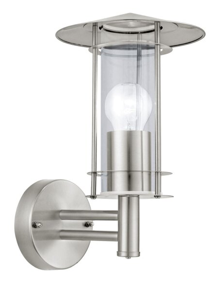 Applique murale dextérieur LISIO en acier inoxydable
