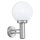 Applique dext&eacute;rieur NISIA en blanc Verre Acier inoxydable
