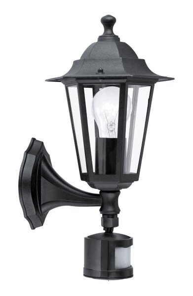 Applique murale dextérieur LATERNA 4 en noir