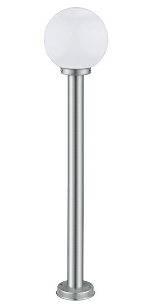 Lampe sur pied dextérieur NISIA en blanc 100cm