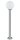 Lampe sur pied dext&eacute;rieur NISIA en blanc 100cm