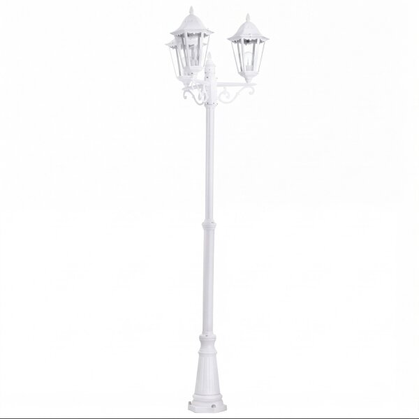 Lampadaire extérieur Navedo Blanc 3-Flmg