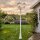 Lampadaire extérieur Navedo Blanc 3-Flmg