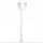 Lampadaire extérieur Navedo Blanc 3-Flmg