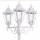 Lampadaire extérieur Navedo Blanc 3-Flmg