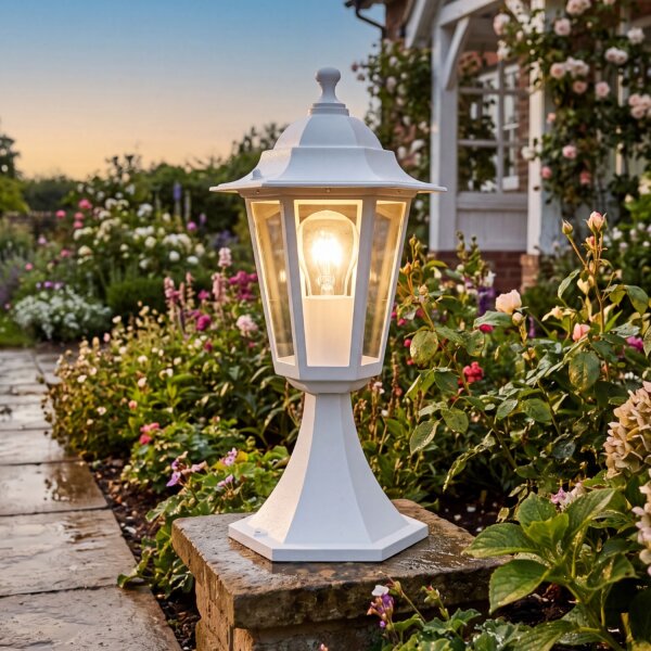 Luminaire de socle pour lextérieur LATERNA 5 en blanc
