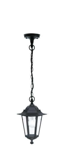 Lanterne dextérieur suspendue LATERNA 4 en noir