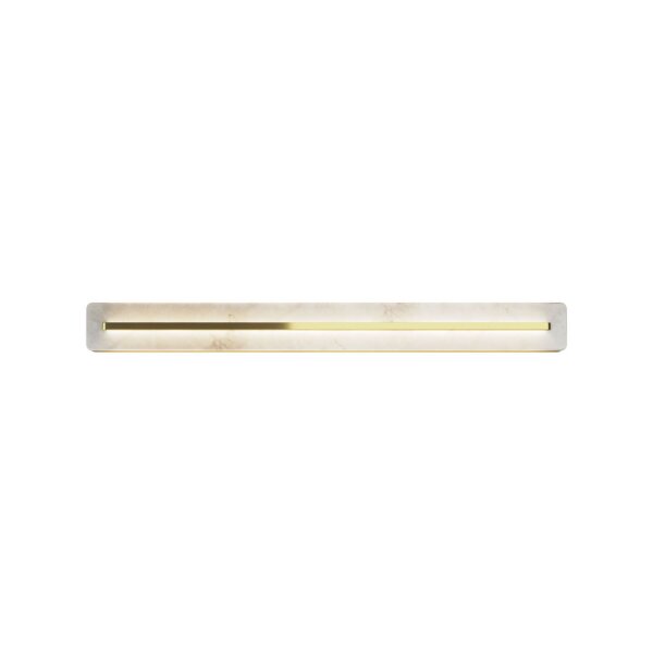 LED Wandlampe Alabaster Glas B:80 cm 3000 K indirekt