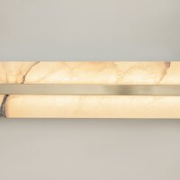 LED Wandlampe Alabaster Glas B:40 cm 3000 K indirekt