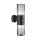 Up Down Wandlampe Aluminium Glas IP54 E27 blendarm