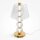 Stilvolle LED Tischlampe Glas Gold 45,2 cm 10 W 3000 K