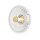 Runde LED Wandlampe Glas Metall Gold Ø35 cm 8 W 3000 K