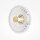 Runde LED Wandlampe Glas Metall Gold Ø35 cm 8 W 3000 K