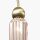Pendelleuchte Glas Metall Cognac Gold 110 cm lang E14