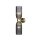 Up Down Wandlampe Gold Grau B:10 cm E14 2-flammig