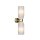 Up Down Wandleuchte Gold Weiß H:43,5 cm G9 2-flammig