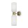 Up Down Wandleuchte Gold Weiß H:43,5 cm G9 2-flammig