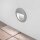 Spot rond encastré Zimba-LED Argent