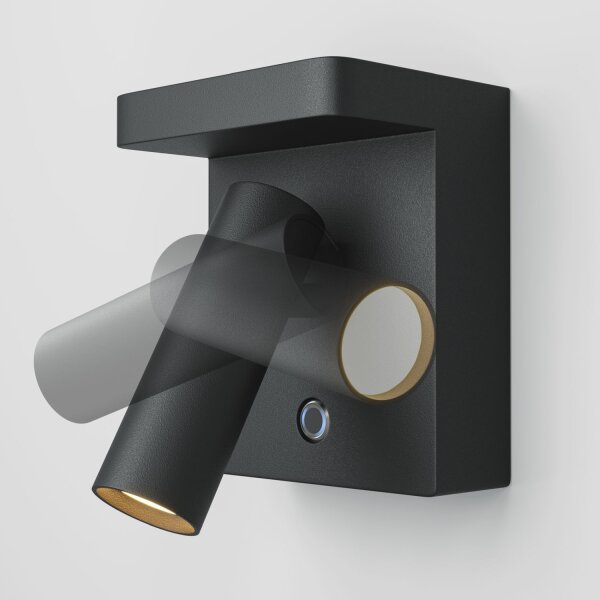 LED Wandspot dimmbar H:11 cm 2700 K induktives Laden