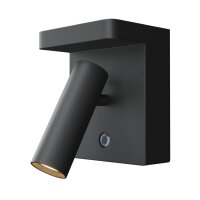 LED Wandspot dimmbar H:11 cm 2700 K induktives Laden