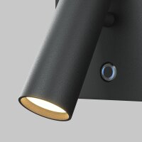 LED Wandspot dimmbar H:11 cm 2700 K induktives Laden