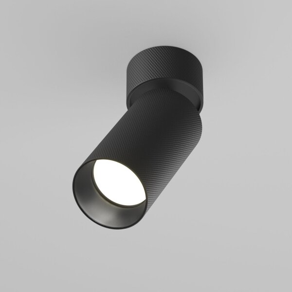 Flexibler Deckenspot Aluminium Schwarz GU10 B:5,4 cm