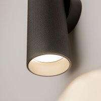 Wandstrahler Up Down Schwarz H:20 cm GU10 2-flammig