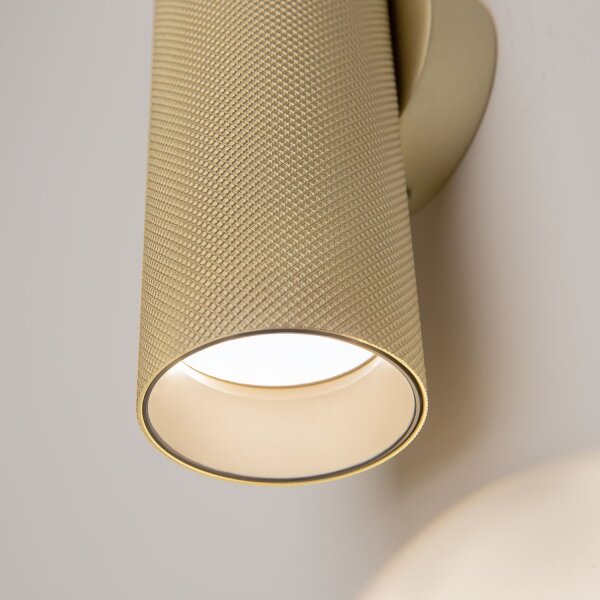 Wandstrahler Up Down Gold H:20 cm GU10 2-flammig