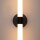 LED Wandlampe Aluminium Schwarz H:63 cm 1400 lm 3000 K