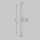 LED Wandlampe Aluminium Schwarz H:63 cm 1400 lm 3000 K