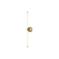 Moderne LED Wandlampe Aluminium Gold H:63 cm 3000 K