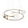 Pendelleuchte Glas Metall L:61 cm G9 4-flammig blendarm