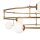 Pendelleuchte Glas Metall L:81 cm G9 6-flammig blendarm