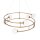 Pendelleuchte Glas Metall L:81 cm G9 6-flammig blendarm