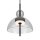 Runde LED Pendelleuchte Up Down Rauchglas Ø25 cm 3000 K