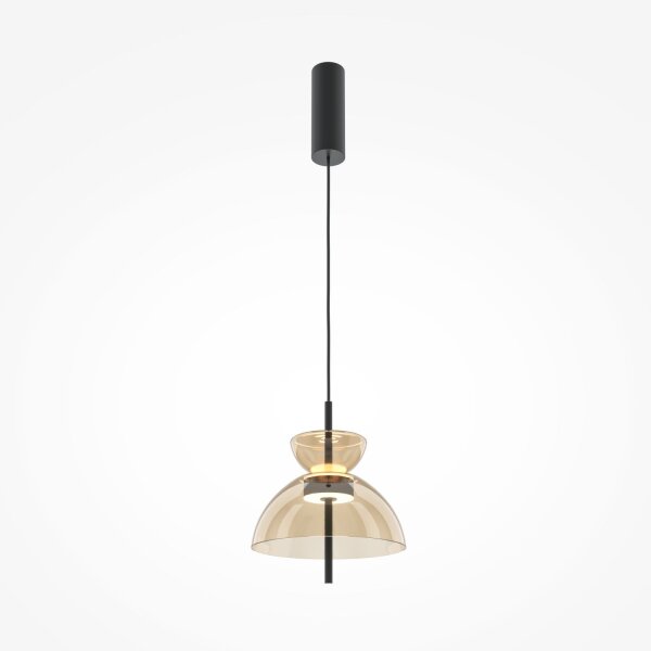 LED Pendelleuchte Glas Cognac Ø25 cm 3000 K Up Down